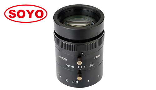5.0 Megapixel machine vision lens 8mm, 12mm, 16mm, 25mm, 35mm, 50mm, 75mm 1"