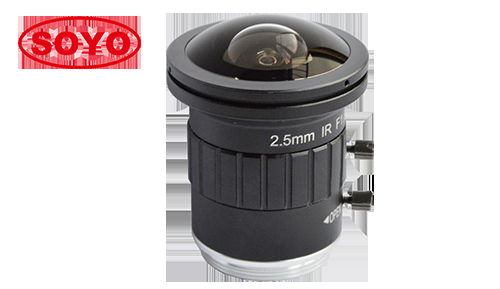 8.0 Megapixel 2.5mm 2/3" fisheye lens