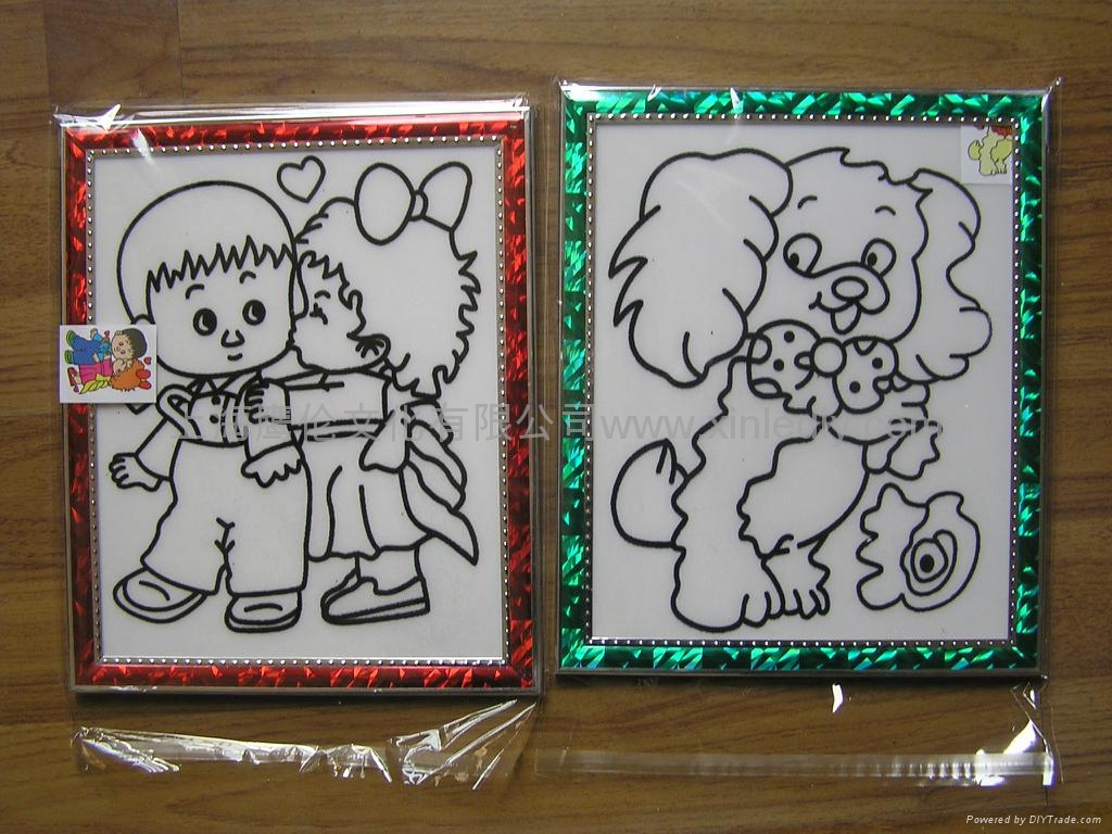 【xinlediy系列】20*24金粉画kt板