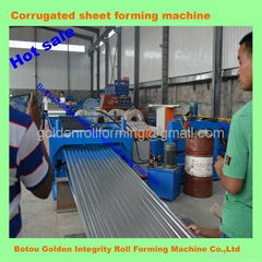 corrugated sheet plate roll forming