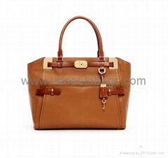 luxury famous brand handbag, real leather handbag