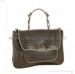 2012 fashion leather shoulder bag. handbag with shoulder strap