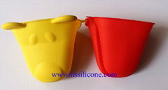 Hot Heads Dog Silicone Pot Holders