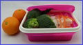 Silicone Collapsible Lunch Box Food Container Folding Bento Box 5