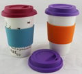 Travel Ceramic Coffee Mug Cup  4