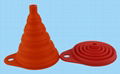 Silicone Folding Collapsible Funnel 1