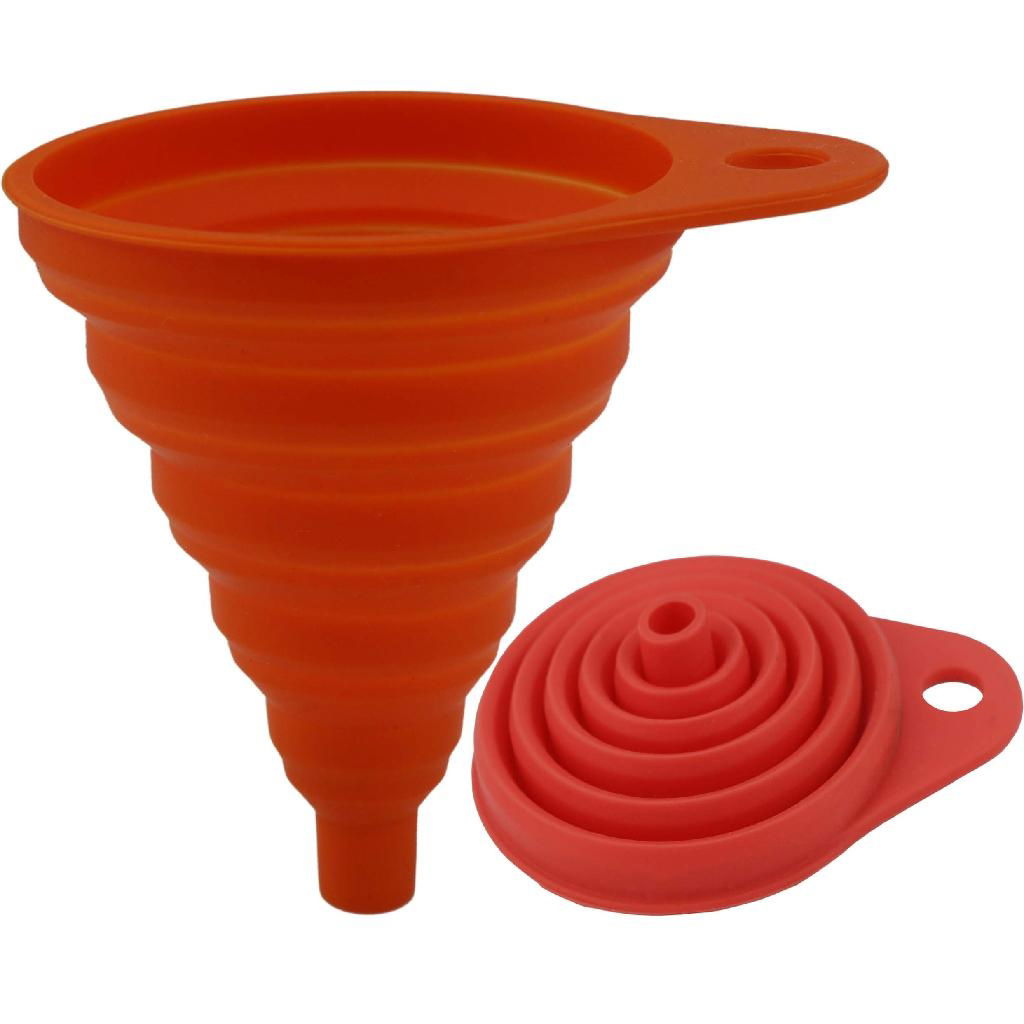 Silicone Folding Collapsible Funnel 5