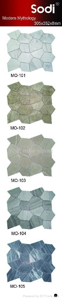 Stone mosaic marble tiles, Flooring and Covering, Decorative material 5