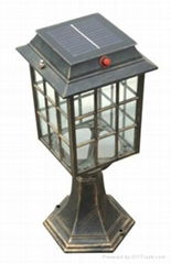 Decorative Cheap Solar Pole Light with CE (DL-SP744)