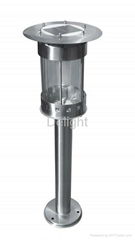 Short pole stainless steel light outdoor solar garden light(DL-SL307)