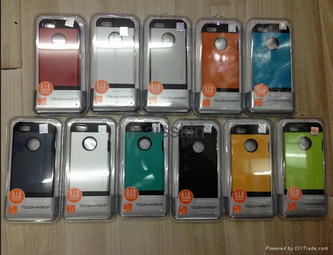 iphone 5 5S Spigen Tough Armor case with retail packaging wholesale 5