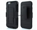 iphone 6 Dual Layer Kickstand defender case with Holster belt clip 