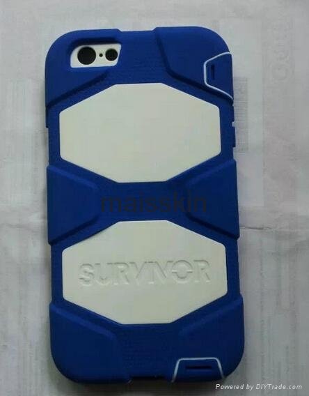 iphone 6 plus griffin survivor case with  belt clip wholesale