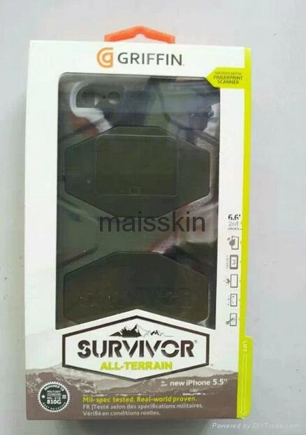 iphone 6 plus griffin survivor case with  belt clip wholesale 3