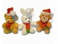 Lovely christmas animal plush toys