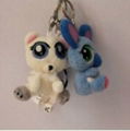 custom keychain/10cm cute soft plush keychain 1