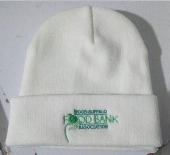 100% Acrylic reversible beanie with custom embroidery logo 5