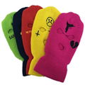  Neon Knit Balaclava Three Hole Ski Face Mask 5