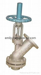 Tank bottom on-off valve