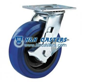 Heavy Duty Elastic Rubber Casters