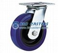 Heavy Duty Elastic Rubber Casters 3
