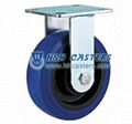 Heavy Duty Elastic Rubber Casters 4