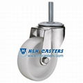 White Nylon Industrial Casters 4