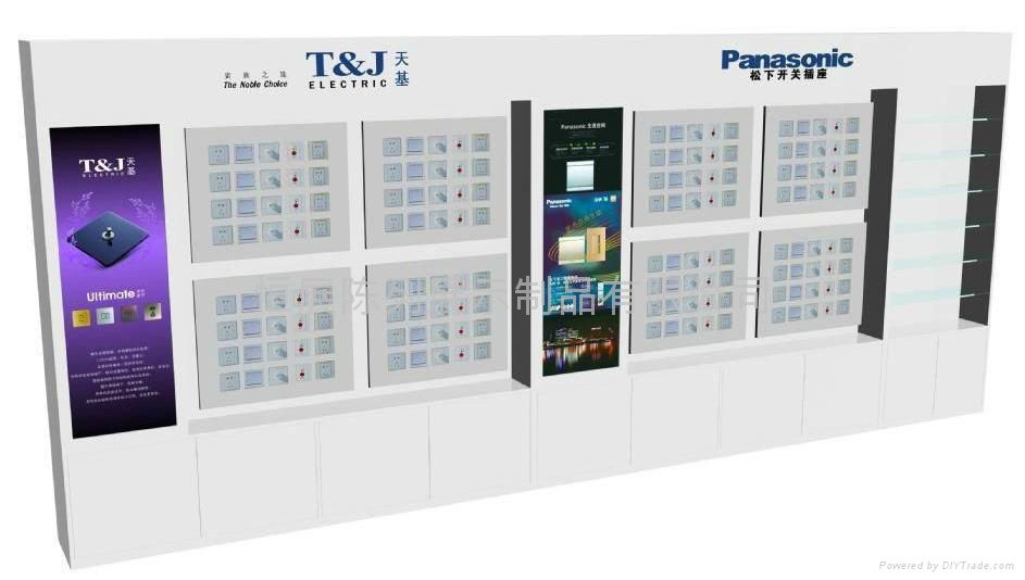 Electrical and electronic display display cabinets