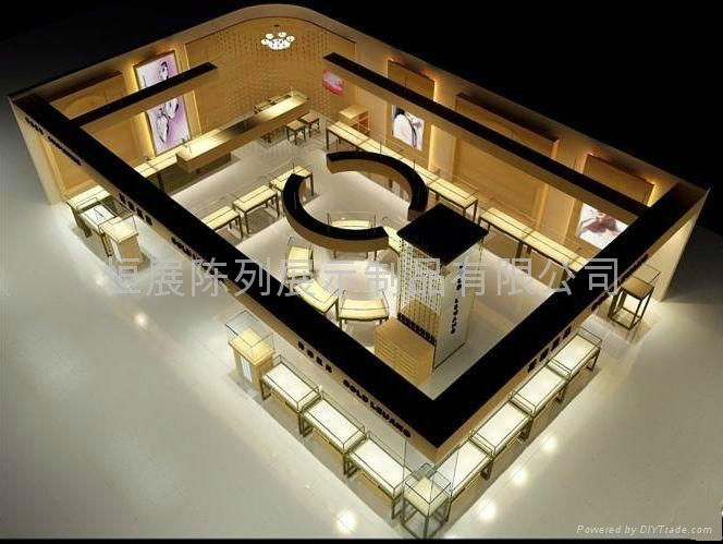Provide jewelry store design and production and installation 3