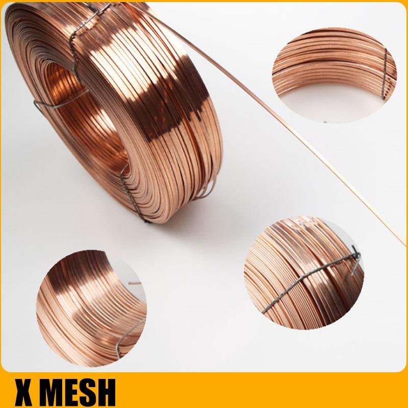Copper-plated Galvanized Carton Stitching Flat Wire For Corrugated Box 3