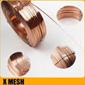 Copper-plated Galvanized Carton Stitching Flat Wire For Corrugated Box