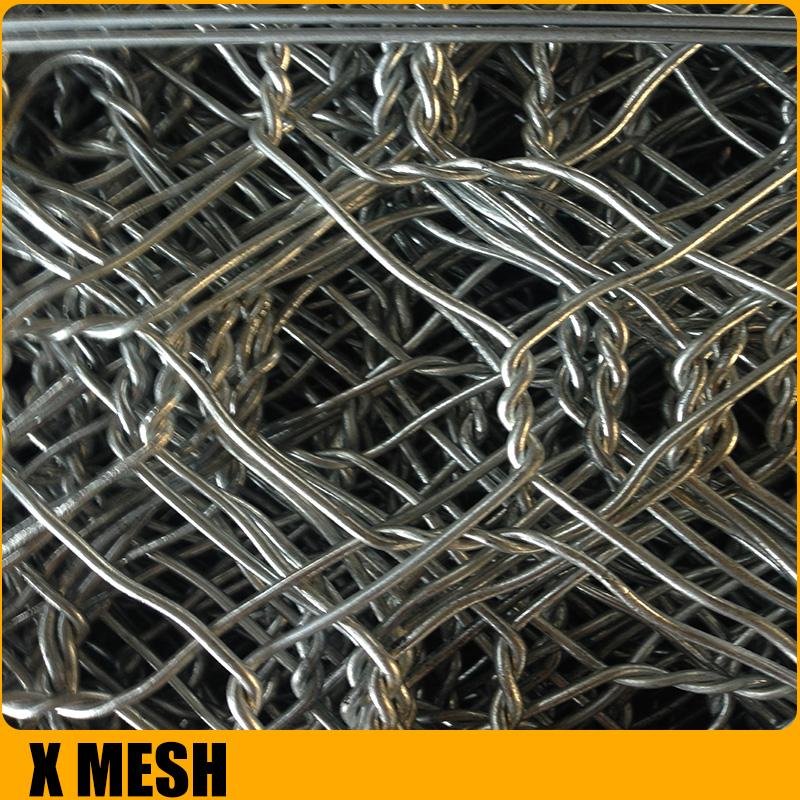ASTM A975 standard heavily galvanized gabion baskets for erosion control enginee 3