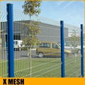 Pvc coated Welded  mesh Fence for airport 2