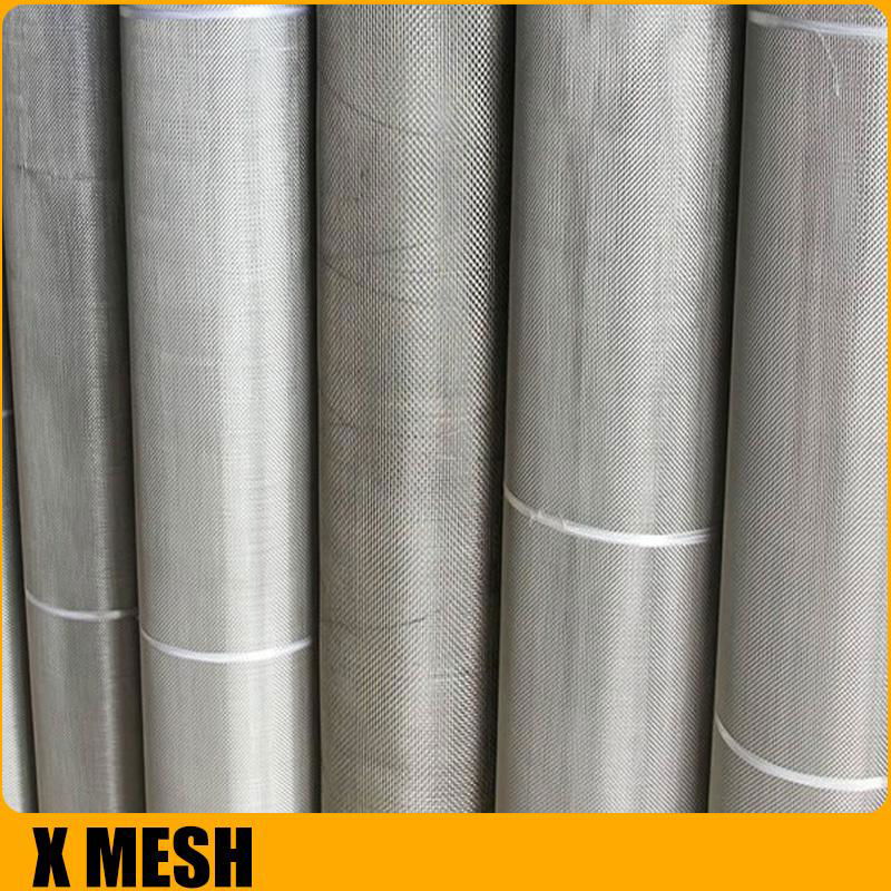 100 Mesh Plain Woven Stainless Steel Wire Mesh Screen With any shape 5
