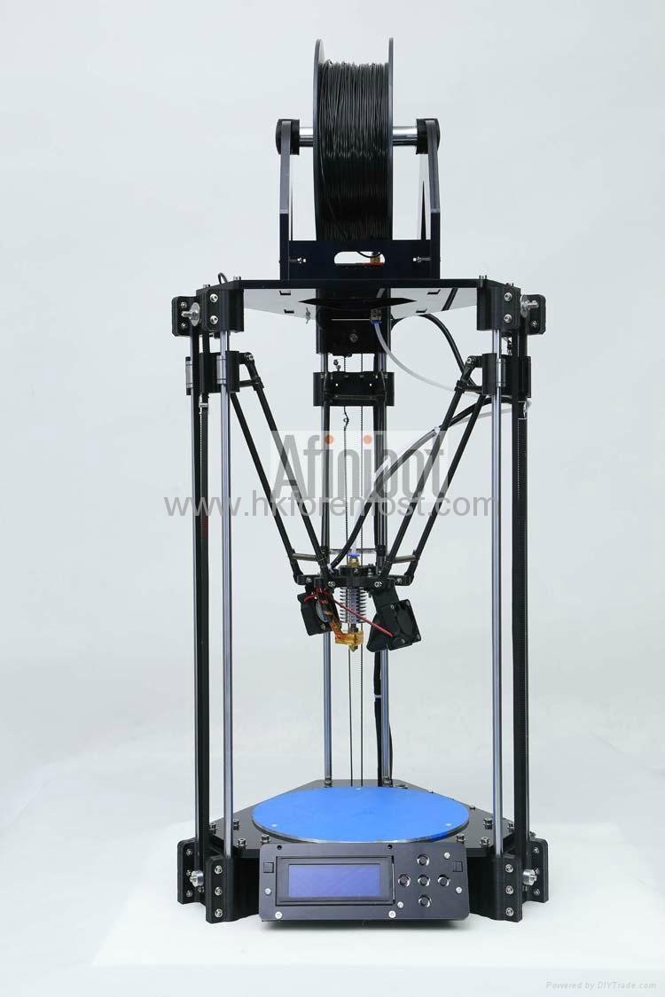 Delta 3D Printer Rostock Mini Pro RepRap Replicator Machine with LCD Contr