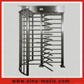 304 Stainless Steel Security Pedestrian Access Control Full Height Turnstile 3