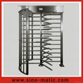 304 Stainless Steel Security Pedestrian Access Control Full Height Turnstile