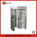 304 Stainless Steel Security Pedestrian Access Control Full Height Turnstile 2