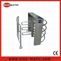 316 Stainless Steel Security Access Control Half Height Turnstile 1