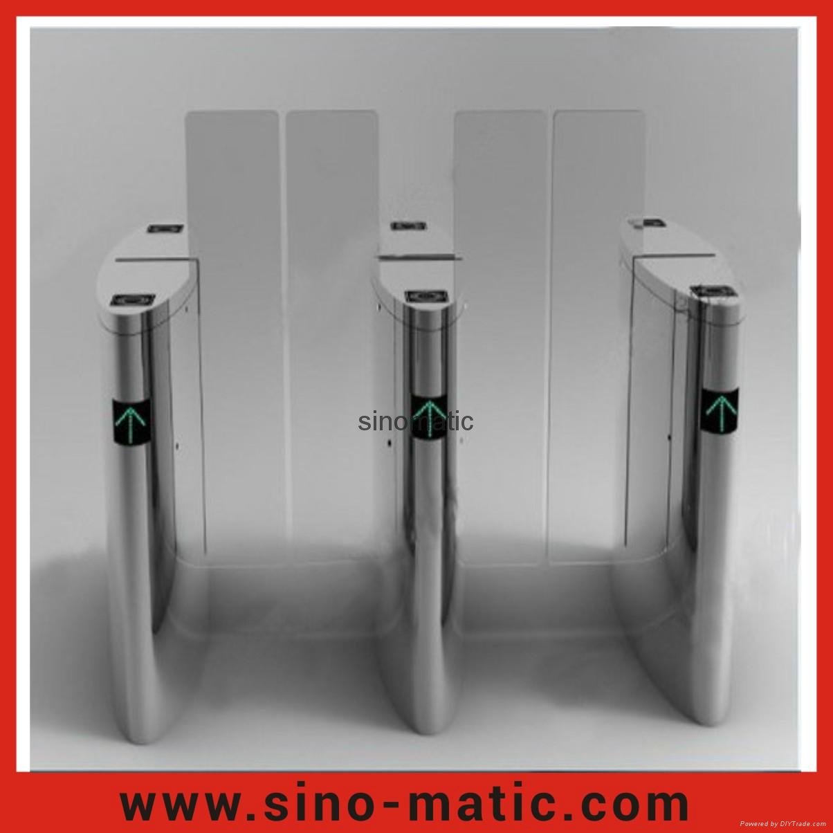 Stainless Steel Security Pedestriam Access Control Sliding Barrier