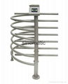 316 Stainless Steel Security Access Control Half Height Turnstile