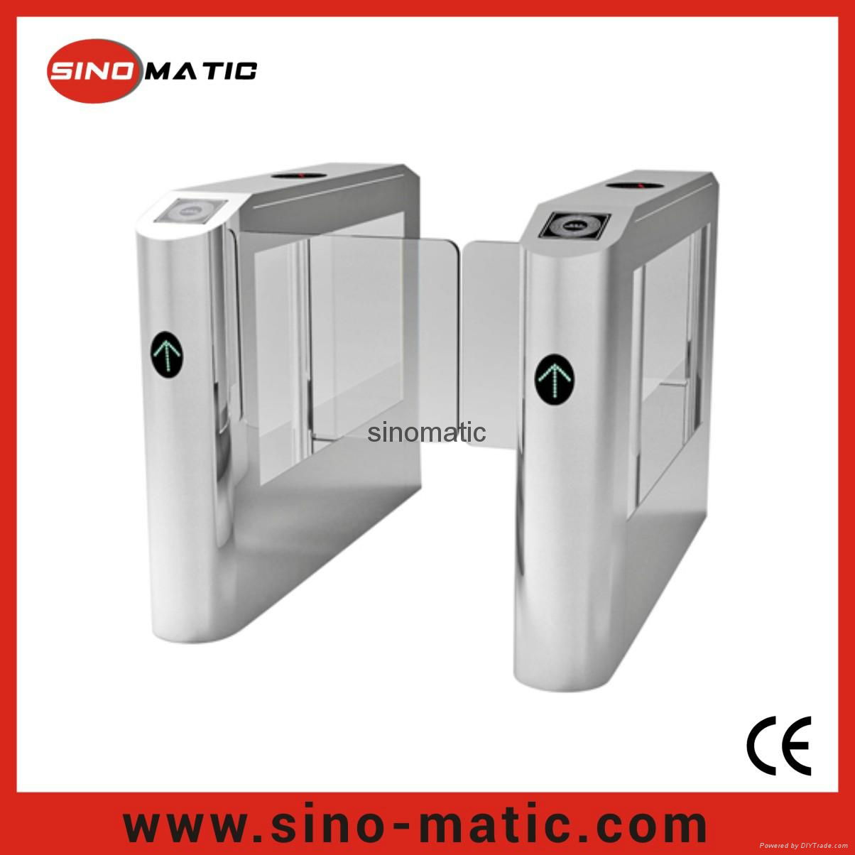 304 Stainless Steel Security Access Control System Swing Barrier 2