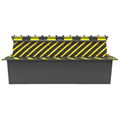 Road safety 16mm thickness A3 steel anti-terrorism hydraulic road blocker