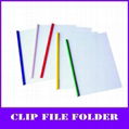 clear a4 pp slide grip report cover folder 