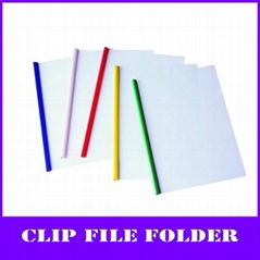 clear a4 pp slide grip report cover folder 