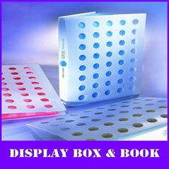 unique holes design color a4 pp display Book(20page) 