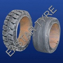 500-8 Forklift Solid Tyre (300-15, 250-15, 18*7-8, 21*8-9)