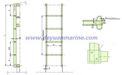 Steel Inclined Ladder 3