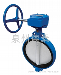 Wafe Resilient Seat Butterfly Valve(Gear Box)