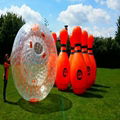 Zorb Ball Track Human Bowling Vano Inflatable Hamsterball Bubble Ball Zorbing